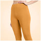 Generic Women's Cotton Blended Solid Ankle legging (Mustard Yellow) - MYLUXURY LANE ENTERPRISE