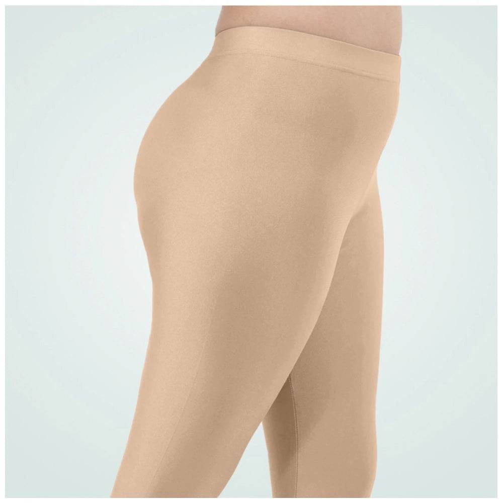 Generic Women's Cotton Blended Solid Shimmer Ankle leggings (Sandal) - MYLUXURY LANE ENTERPRISE