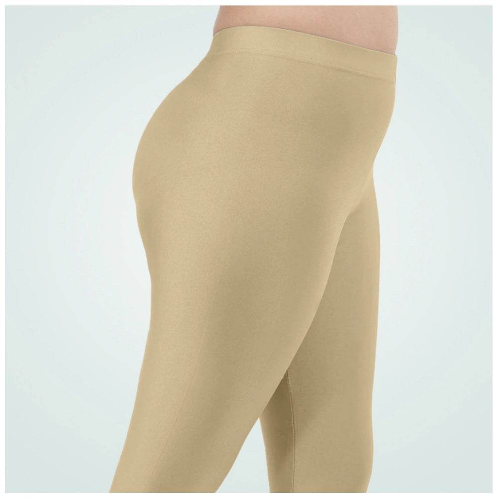Generic Women's Cotton Blended Solid Shimmer Ankle leggings (New Skin) - MYLUXURY LANE ENTERPRISE