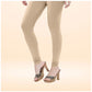 Generic Women's Cotton Blended Solid Churidar leggings (Skin) - MYLUXURY LANE ENTERPRISE
