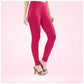 Generic Women's Cotton Blended Solid Churidar leggings (Rani) - MYLUXURY LANE ENTERPRISE