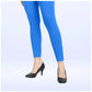 Generic Women's Cotton Blended Solid Ankle legging (Blue) - MYLUXURY LANE ENTERPRISE