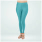 Generic Women's Cotton Blended Solid Shimmer Ankle leggings (Blue) - MYLUXURY LANE ENTERPRISE