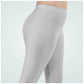 Generic Women's Cotton Blended Solid Shimmer Ankle leggings (Silver) - MYLUXURY LANE ENTERPRISE