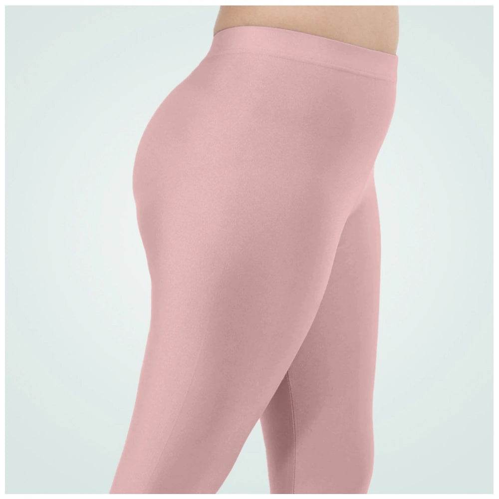 Generic Women's Cotton Blended Solid Shimmer Ankle leggings (Onion) - MYLUXURY LANE ENTERPRISE