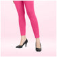 Generic Women's Cotton Blended Solid Ankle legging (Dark Pink) - MYLUXURY LANE ENTERPRISE