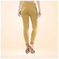 Generic Women's Cotton Blended Solid Churidar leggings (Beige) - MYLUXURY LANE ENTERPRISE