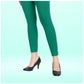 Generic Women's Cotton Blended Solid Ankle legging (Rama Green) - MYLUXURY LANE ENTERPRISE