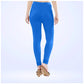 Generic Women's Cotton Blended Solid Churidar leggings (Blue) - MYLUXURY LANE ENTERPRISE