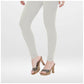 Generic Women's Cotton Blended Solid Churidar leggings (White) - MYLUXURY LANE ENTERPRISE
