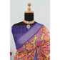 Generic Women's Linen Digital Print Saree With Unstitched Blouse 5.5Mtr (Multicolor) - MYLUXURY LANE ENTERPRISE