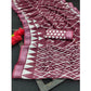 Generic Women's Cotton Linen Woven Design Saree With Unstitched Blouse 5.5Mtr (Maroon) - MYLUXURY LANE ENTERPRISE