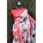 Generic Women's Cotton Linen Woven Design Saree With Unstitched Blouse 5.5Mtr (Red) - MYLUXURY LANE ENTERPRISE