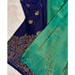 Generic Women's Silk Printed Saree With Unstitched Blouse 5.5Mtr (Royal Blue) - MYLUXURY LANE ENTERPRISE