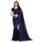 Generic Women's Georgette Embellished Sequnece Bollywood Saree With Unstitched Blouse 5.5Mtr (Blue) - MYLUXURY LANE ENTERPRISE