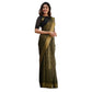 Generic Women's Silk Printed Saree With Unstitched Blouse 5.5Mtr (Black) - MYLUXURY LANE ENTERPRISE