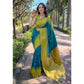 Generic Women's Silk Printed Saree With Unstitched Blouse 5.5Mtr (Rama) - MYLUXURY LANE ENTERPRISE