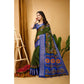 Generic Women's Soft Dola Cotton Kalamkari Printed Saree With Unstitched Blouse 5.5Mtr (Mehendi) - MYLUXURY LANE ENTERPRISE