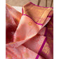 Generic Women's Soft Lichi Silk Printed Saree With Unstitched Blouse 5.5Mtr (Pink) - MYLUXURY LANE ENTERPRISE