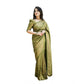 Generic Women's Soft Lichi Silk Printed Saree With Unstitched Blouse 5.5Mtr (Green) - MYLUXURY LANE ENTERPRISE