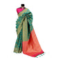Generic Women's Banarasi Printed Saree With Unstitched Blouse 5.5Mtr (Rama) - MYLUXURY LANE ENTERPRISE