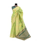 Generic Women's Banarasi Printed Saree With Unstitched Blouse 5.5Mtr (Green) - MYLUXURY LANE ENTERPRISE
