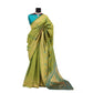 Generic Women's Banarasi Printed Saree With Unstitched Blouse 5.5Mtr (Mehendi Green) - MYLUXURY LANE ENTERPRISE