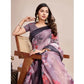 Generic Women's Georgette Embroidered Saree With Unstitched Blouse (5.5Mtr, Multicolor) - MYLUXURY LANE ENTERPRISE
