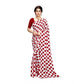 Generic Women's Georgette Printed Saree With Unstitched Blouse 5.5Mtr (W.Red) - MYLUXURY LANE ENTERPRISE