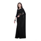 Generic Women's Dyed Solid Saree With Unstitched Blouse 5.5Mtr (Black) - MYLUXURY LANE ENTERPRISE