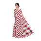 Generic Women's Georgette Printed Saree With Unstitched Blouse 5.5Mtr (W.Red) - MYLUXURY LANE ENTERPRISE