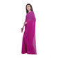 Generic Women's Dyed Solid Saree With Unstitched Blouse 5.5Mtr (Pink) - MYLUXURY LANE ENTERPRISE