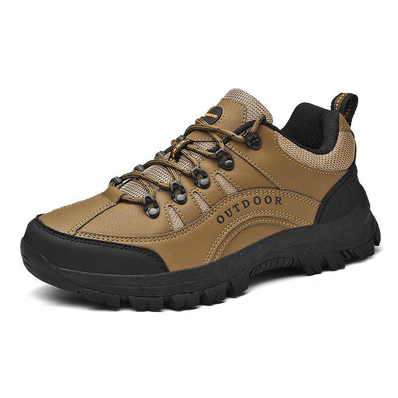 Outdoor Sports Leather Low-top Hiking Shoes - MYLUXURY LANE ENTERPRISE