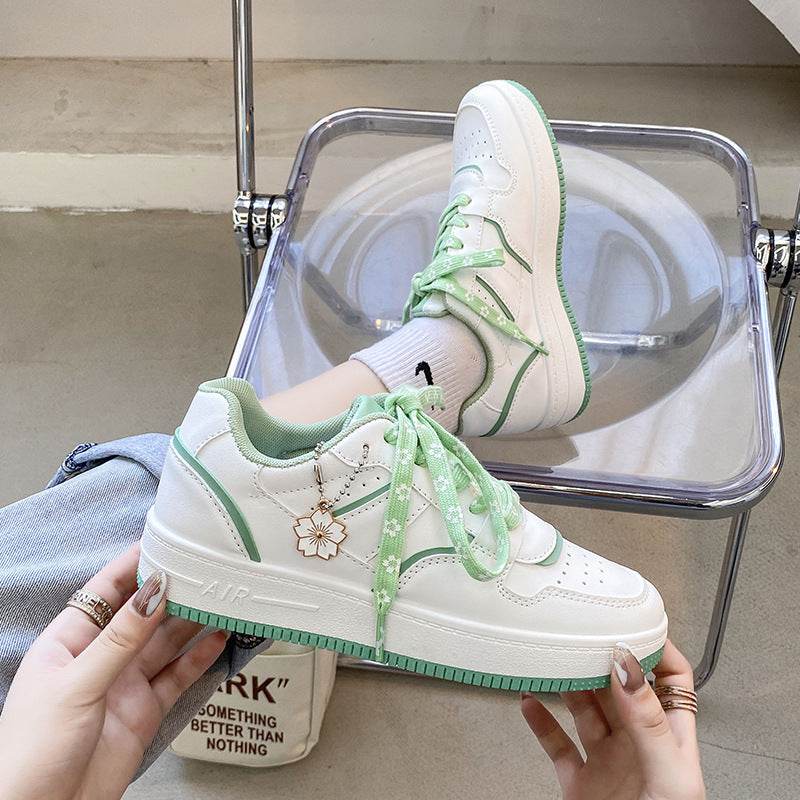 Trendy Student Macaron Girl Cute White Shoes - MYLUXURY LANE ENTERPRISE