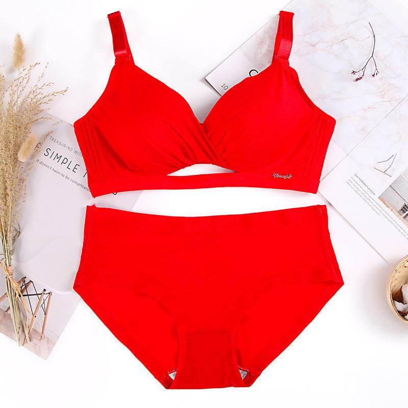 No traces and no steel ring gathered girls bra - MYLUXURY LANE ENTERPRISE
