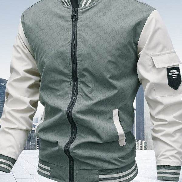 Jacket Men's Jacket Casual Stand Collar Trendy Brand Fashion Baseball Uniform Men's Youth Jacket Hollow Out - MYLUXURY LANE ENTERPRISE