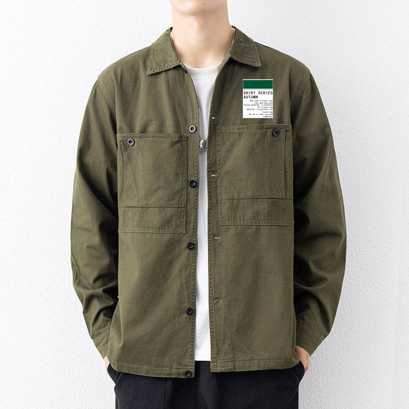 Business Cotton Shirt Men's Coat - MYLUXURY LANE ENTERPRISE