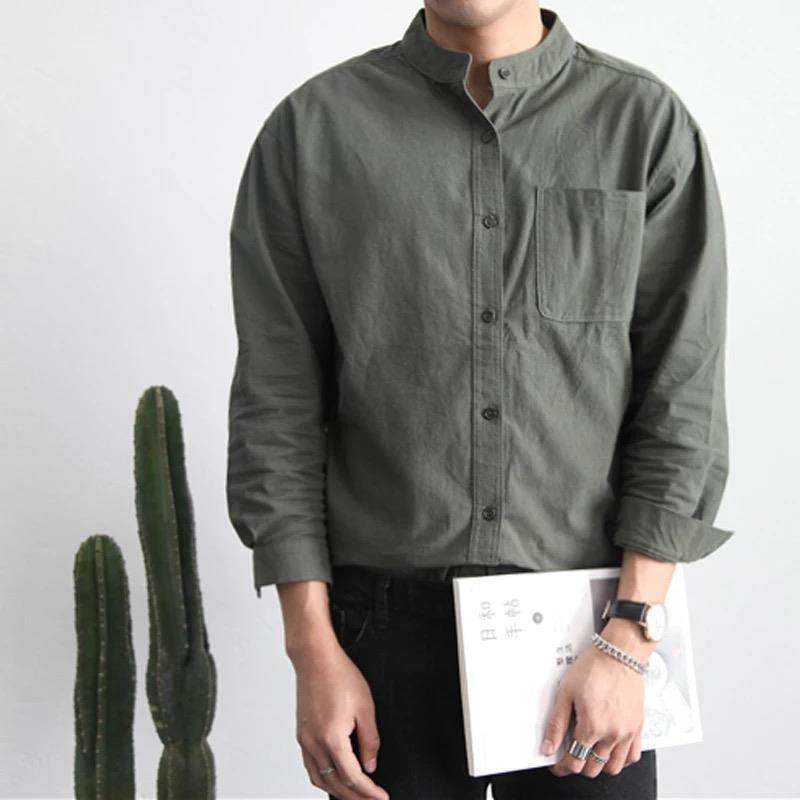 Design Ins Feeling Distressed Clothes Linen Feeling Japanese Style Shirt - MYLUXURY LANE ENTERPRISE