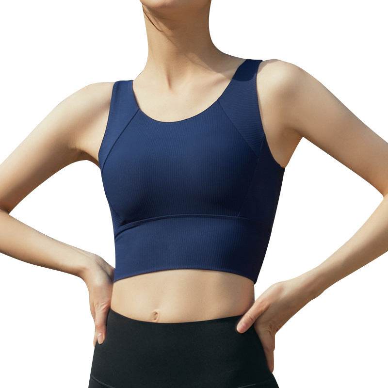 Women's High-strength Sports Underwear Shockproof Push-up Breast Holding Outer Wear Yoga Vest - MYLUXURY LANE ENTERPRISE