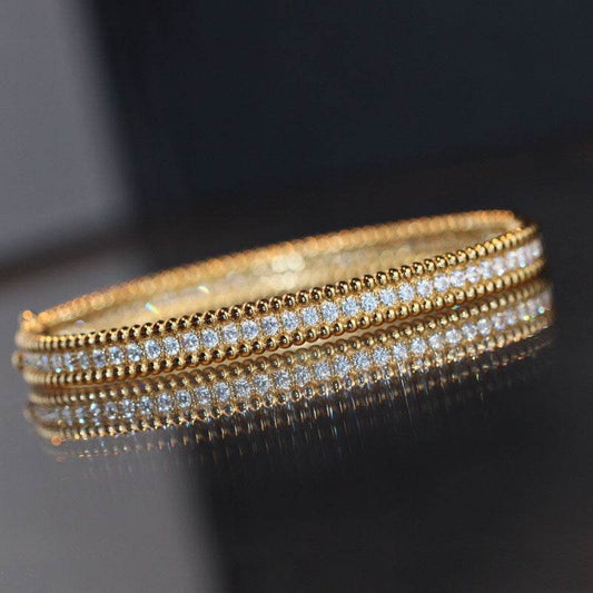 Fashion Full Rhinestone Bangle Bobo Bead - MYLUXURY LANE ENTERPRISE