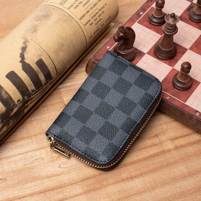 Credit Card Cover Women's Mini Purse Large Capacity Zipper Position Anti-degaussing Card Holder - MYLUXURY LANE ENTERPRISE