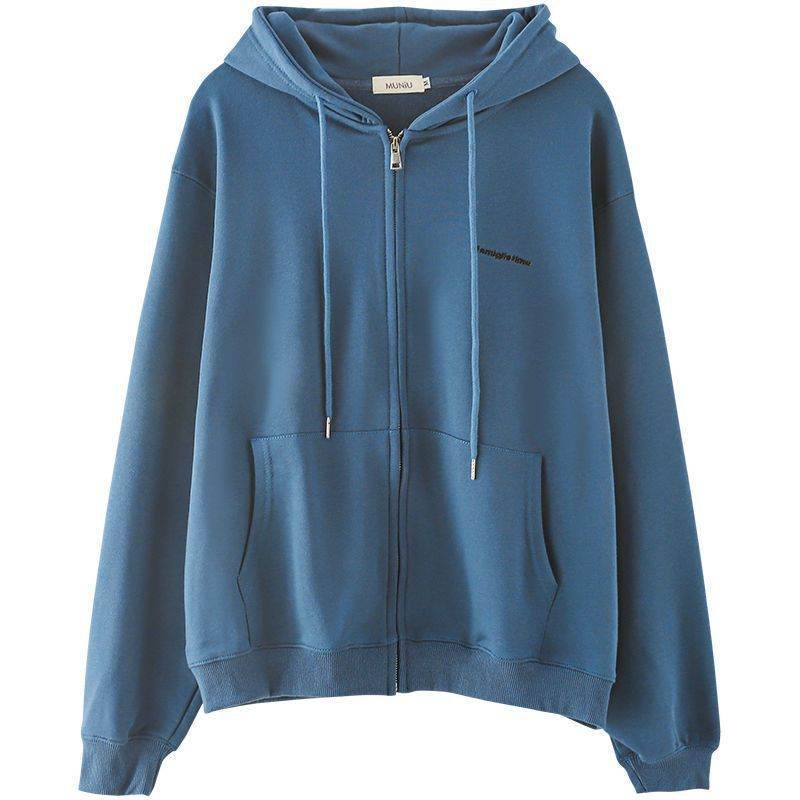 Small Grey Hooded Cardigan Sweater Women - MYLUXURY LANE ENTERPRISE