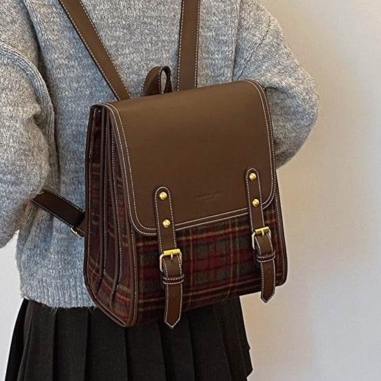 Retro Backpack Women's Handbag High-grade - MYLUXURY LANE ENTERPRISE