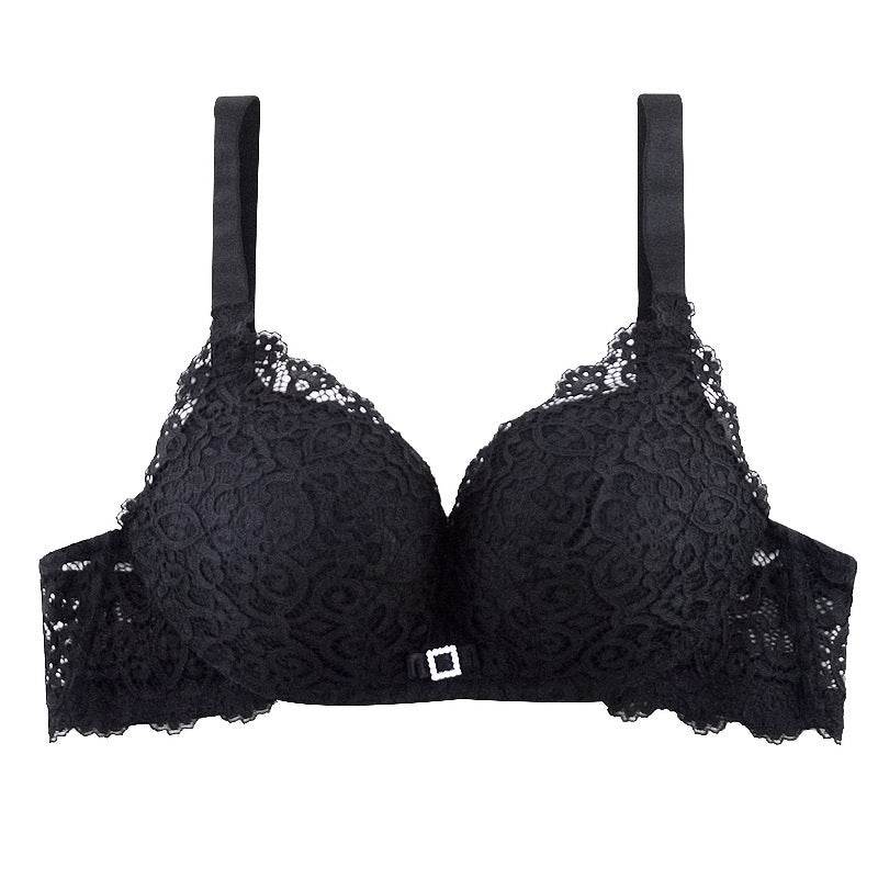 Lace Princess Small Chest Thick Cup Gathered Adjustable Girl Bra - MYLUXURY LANE ENTERPRISE
