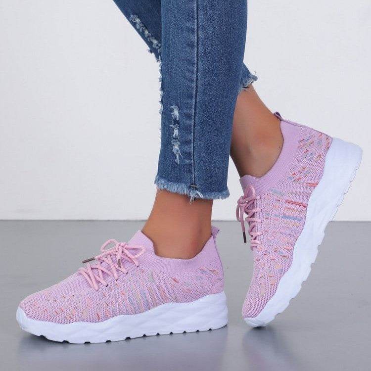 Summer New Fashion Sports And Leisure Flying Woven Large Size Women's Pumps - MYLUXURY LANE ENTERPRISE