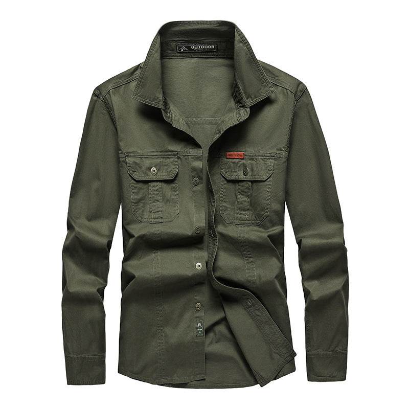 Men's Long Sleeve Shirt Casual - MYLUXURY LANE ENTERPRISE