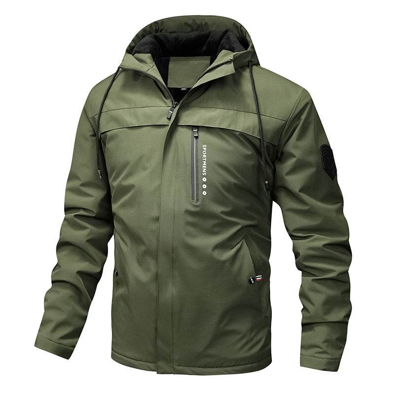 American Retro Men's Loose Fleece Jacket - MYLUXURY LANE ENTERPRISE