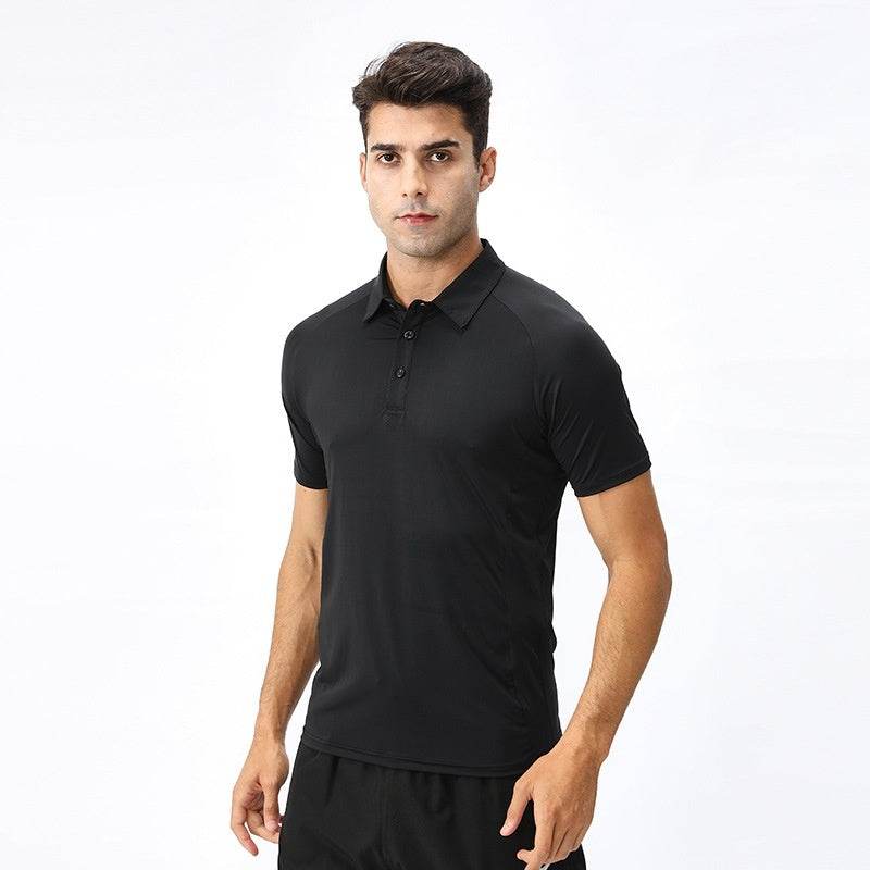 Men's Loose And Versatile Solid Color Quick Drying Sports Top - MYLUXURY LANE ENTERPRISE