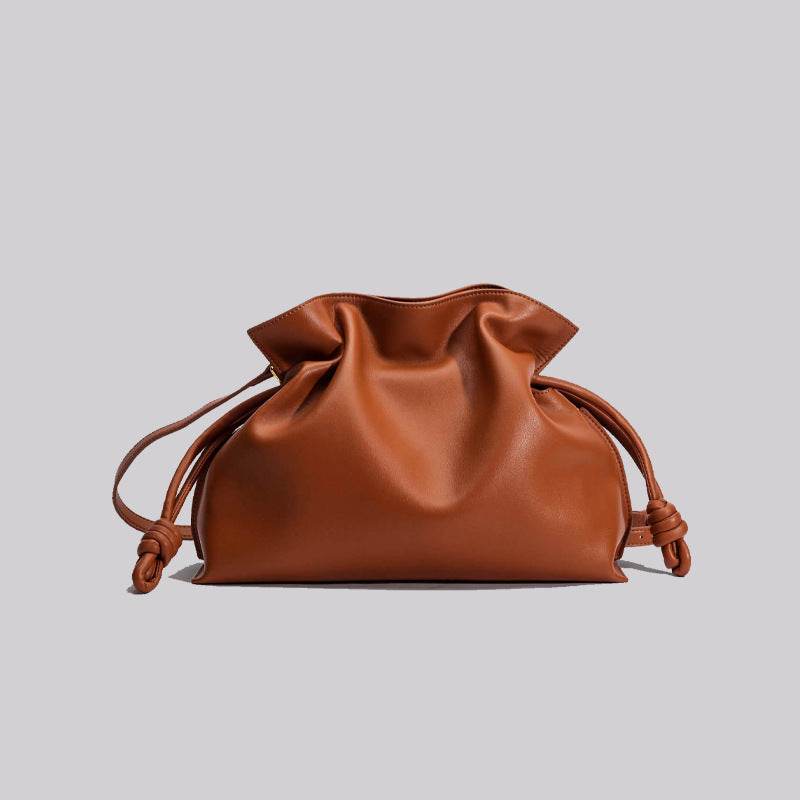 Fashion Pleated Cowhide Lucky Bag Women - MYLUXURY LANE ENTERPRISE
