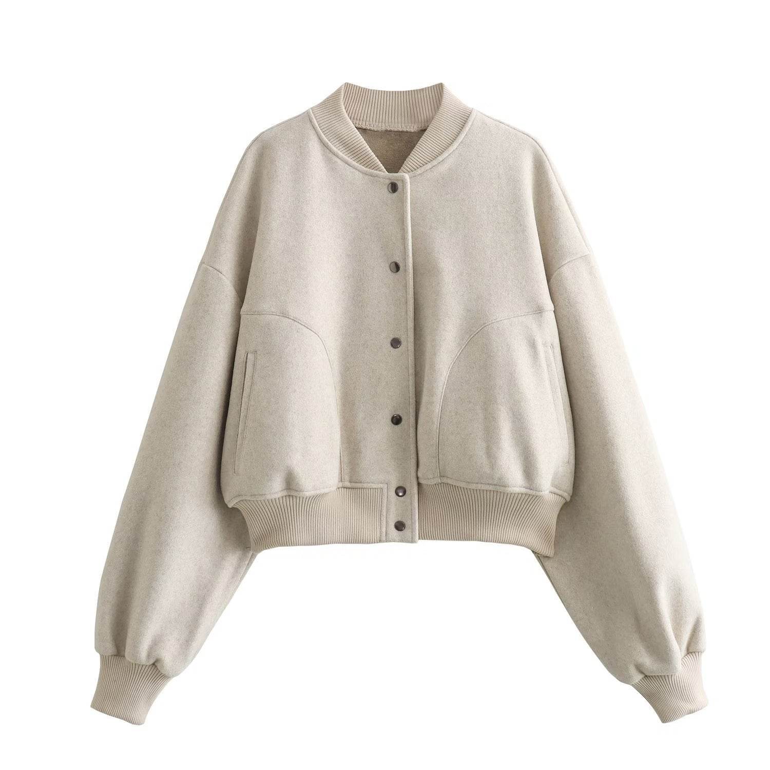 Cross-border Foreign Trade Women's Autumn Short Pilot Fashion Jacket Coat - MYLUXURY LANE ENTERPRISE